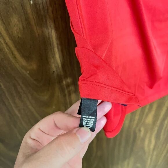 RLX Ralph Lauren Polo Shirt Red Ryder Cup USA 2016 Golf Women's Size Medium - Picture 7 of 8